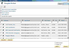 People Picker CC's